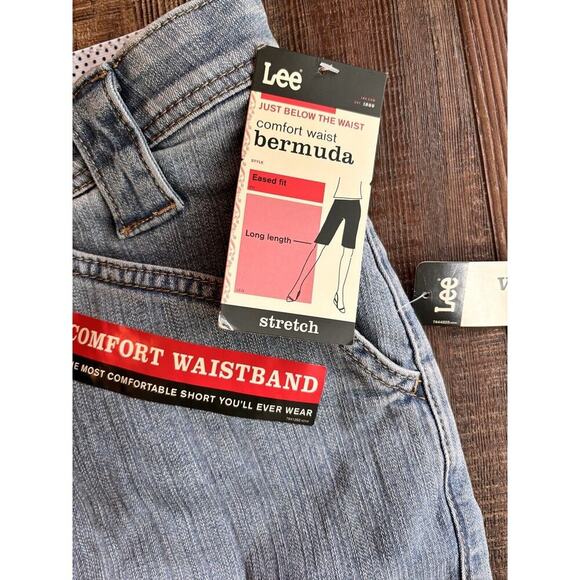 NWT Lee Just Below The Waist Bermuda Womens 20W Jean Shorts Womens - Picture 7 of 9